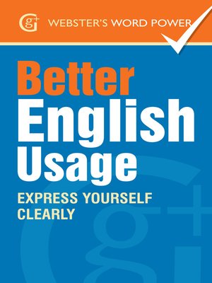 Webster's Word Power Better English Usage - ebook